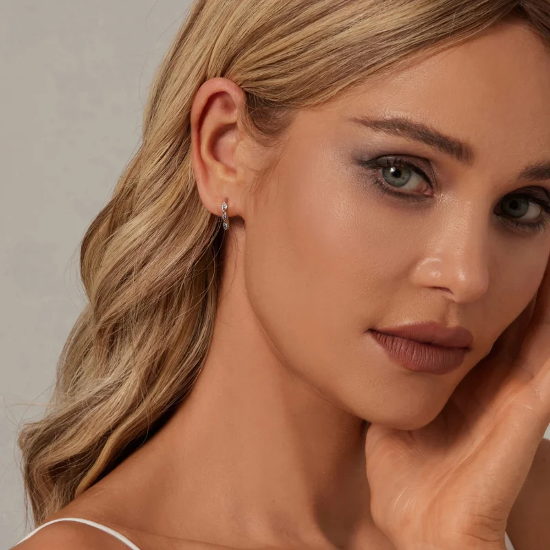 (imagem para) Brincos Estilo PANDORA Olho do Mal - SCE1695 - Visualizar 7