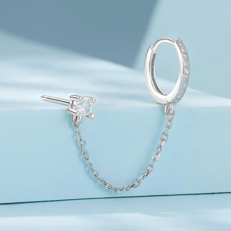 (imagem para) Brincos Exquisitos Estilo PANDORA - SCE1678-A - Visualizar 2