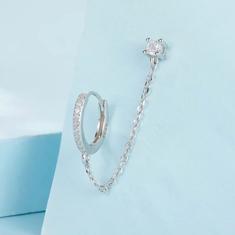 (imagem para) Brincos Exquisitos Estilo PANDORA - SCE1678-A - Visualizar 3