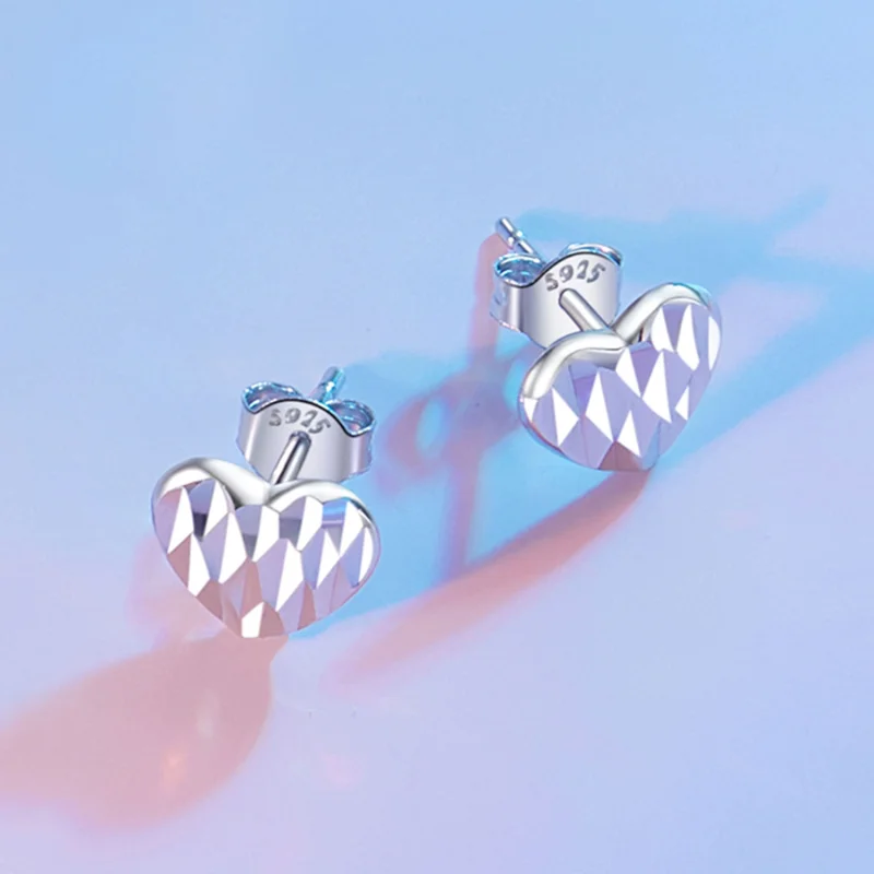 (imagem para) Brincos Flor em Formato de Coração Estilo PANDORA - SCE1703 - Visualizar 4