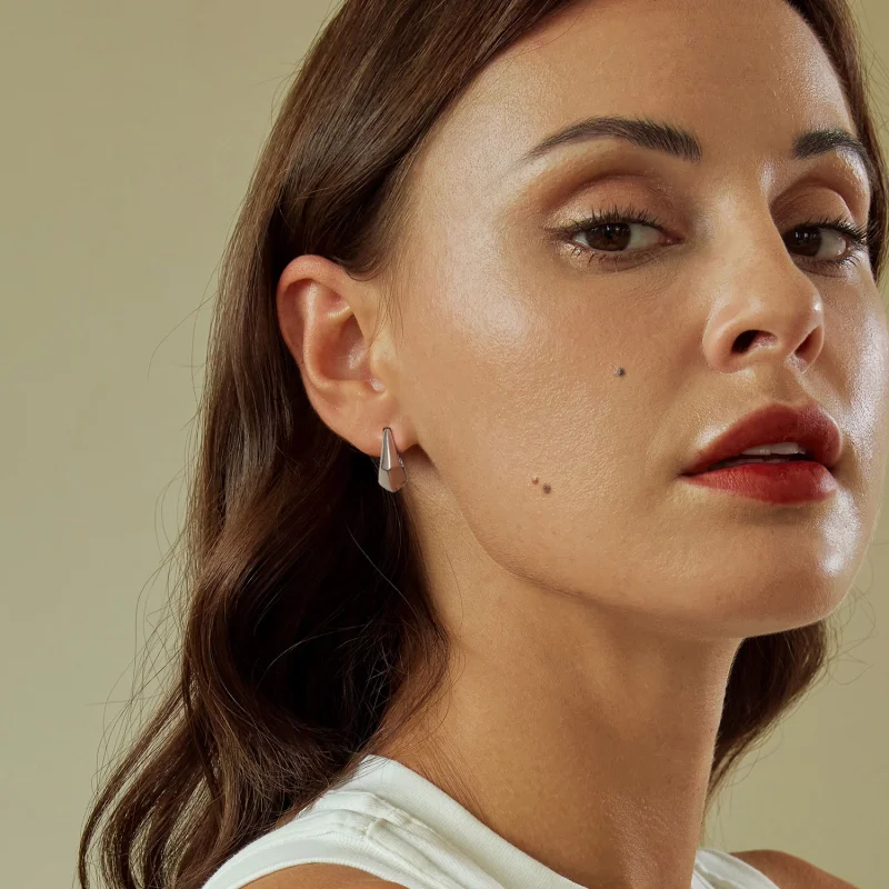 (imagem para) Brincos Geométricos Exclusivos Estilo PANDORA - SCE1704 - Visualizar 7