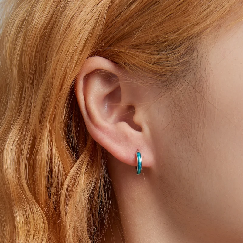 (imagem para) Brincos Simples Estilo PANDORA - BSE603 - Visualizar 5