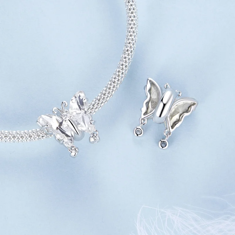 (imagem para) Charm Borboleta Brilhante Estilo PANDORA - BSC965 - Visualizar 4
