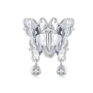 (imagem para) Charm Borboleta Brilhante Estilo PANDORA - BSC965