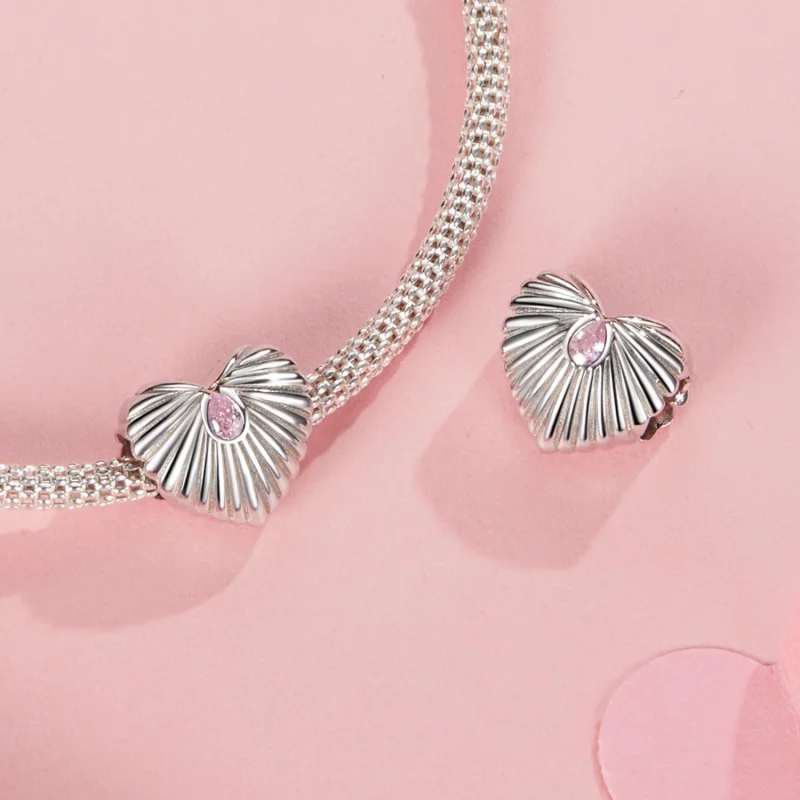 (imagem para) Charm Coração Estilo PANDORA - SCC2693 - Visualizar 4