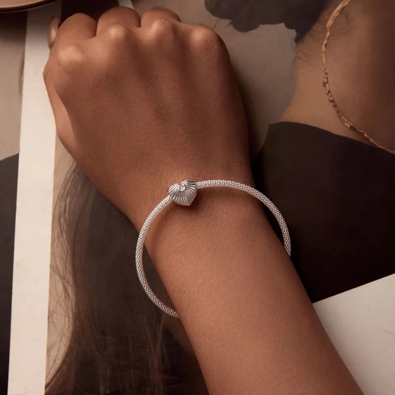 (imagem para) Charm Coração Estilo PANDORA - SCC2693 - Visualizar 5