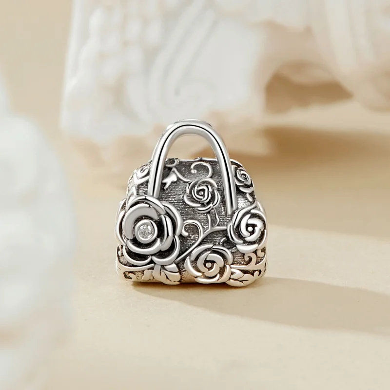 (imagem para) Charm de Sachet Estilo PANDORA Rosa - SCC2703 - Visualizar 2