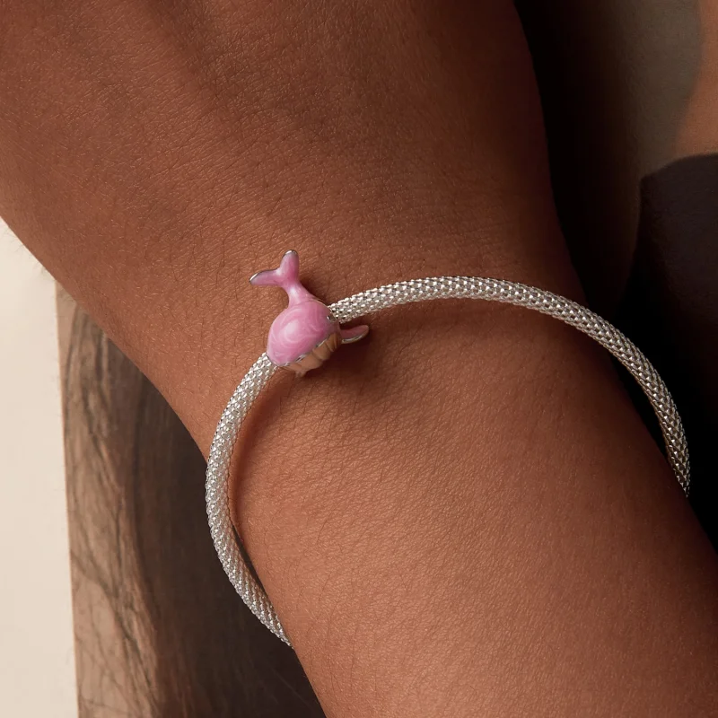 (imagem para) Charm PANDORA Estilo Baleia Cor-de-Rosa - SCC2707 - Visualizar 7