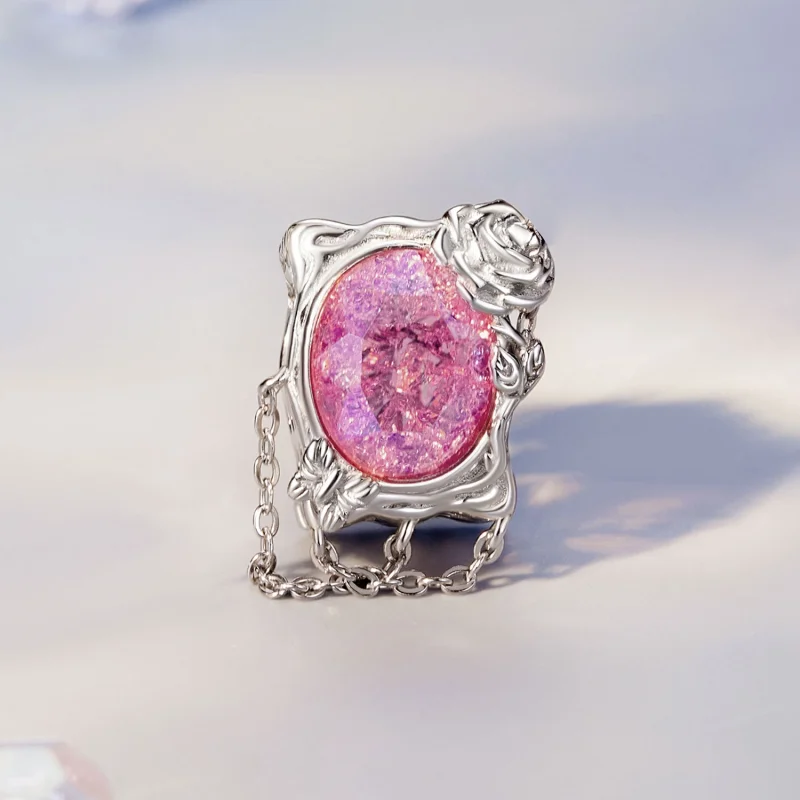 (imagem para) Charm PANDORA Estilo Pintura a Óleo Rosa Murcha - SCC2698 - Visualizar 2