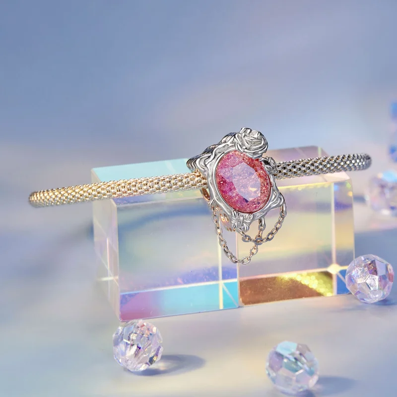 (imagem para) Charm PANDORA Estilo Pintura a Óleo Rosa Murcha - SCC2698 - Visualizar 3