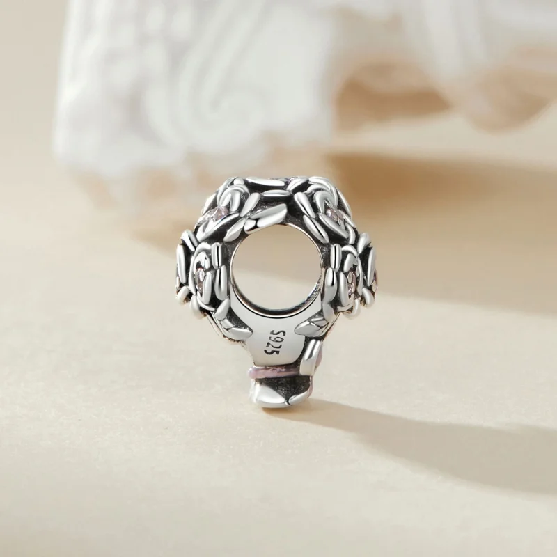 (imagem para) Charm PANDORA Style Buquê de Rosas - SCC2704 - Visualizar 3