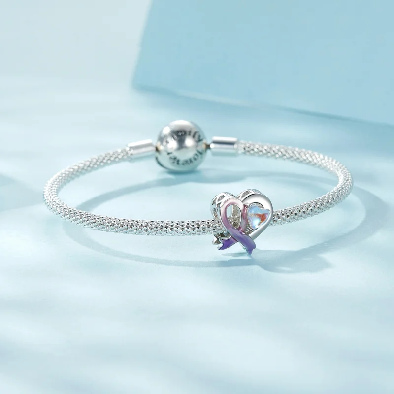 (imagem para) Charm PANDORA Style Laço Rosa - SCC2685 - Visualizar 5