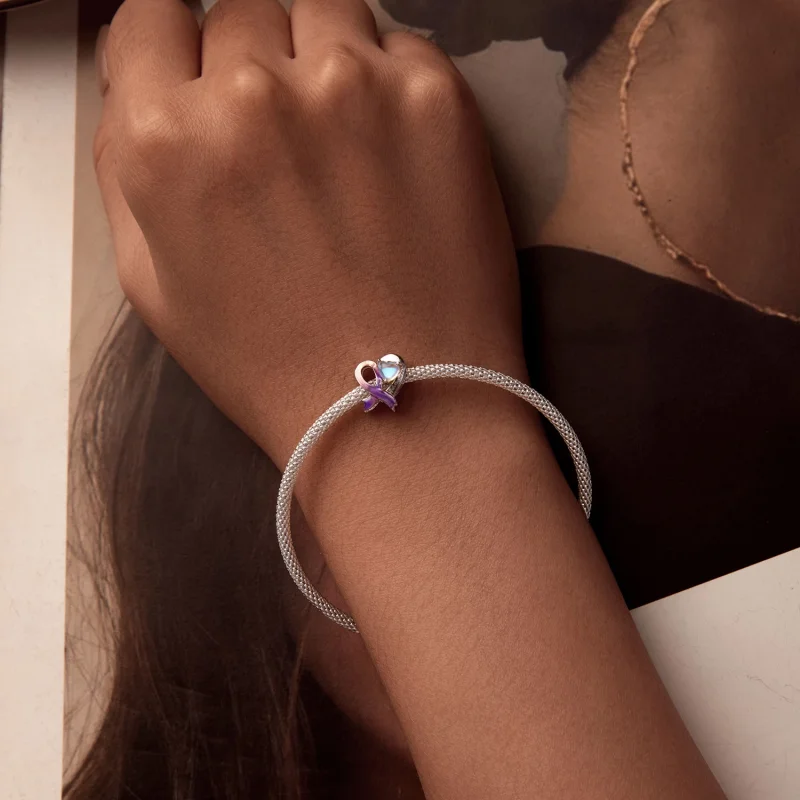 (imagem para) Charm PANDORA Style Laço Rosa - SCC2685 - Visualizar 6