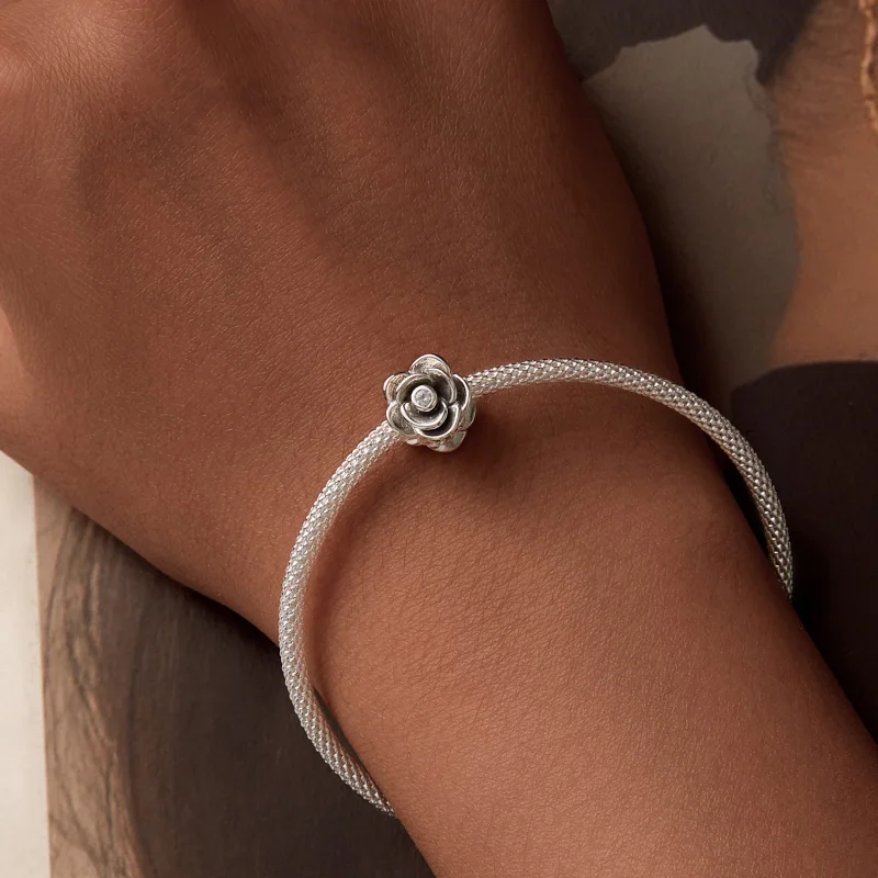 (imagem para) Charm Tridimensional Estilo PANDORA Rosa - SCC2705 - Visualizar 7