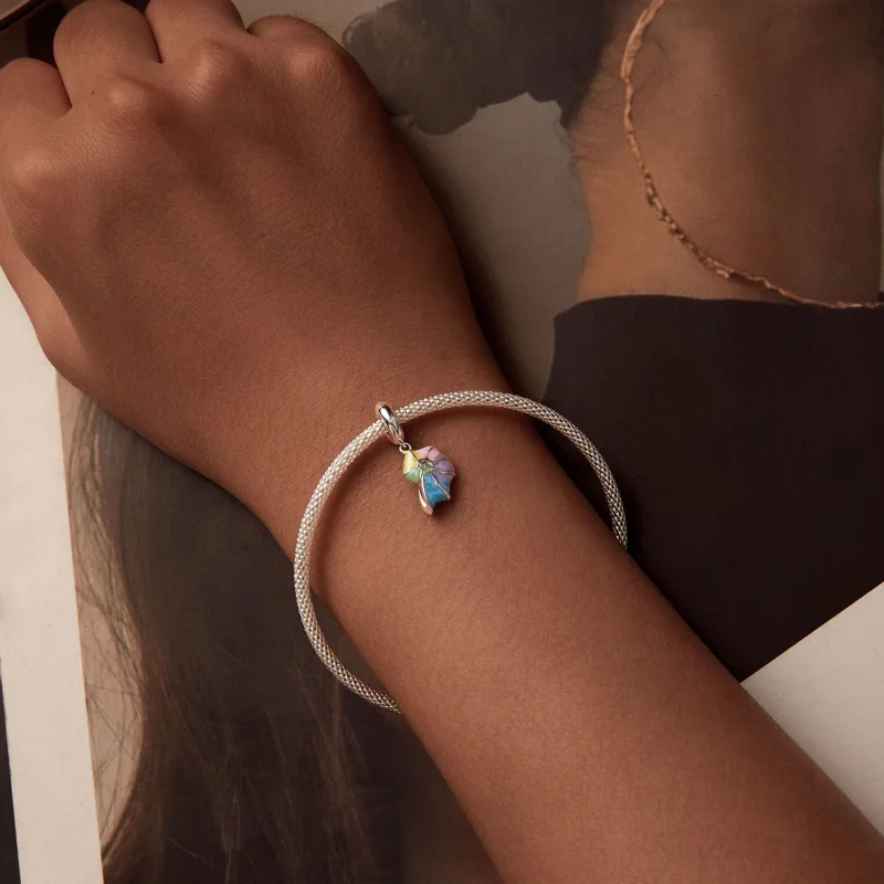 (imagem para) Concha Neon Estilo PANDORA Pingente - SCC2709 - Visualizar 5