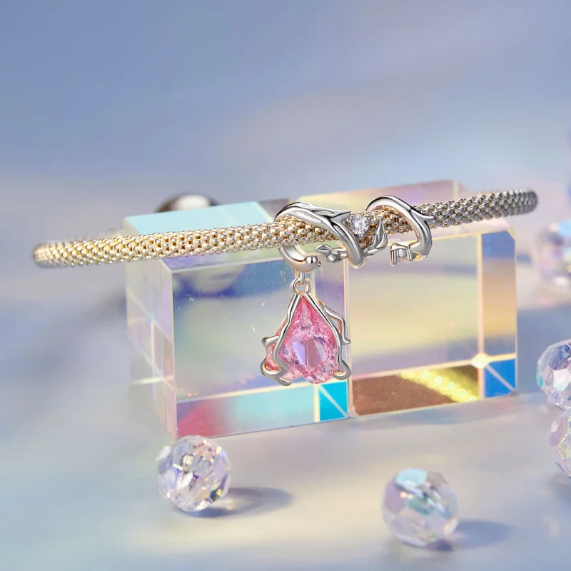 (imagem para) PANDORA Estilo Rosa Murcha Pingente - SCC2697 - Visualizar 3