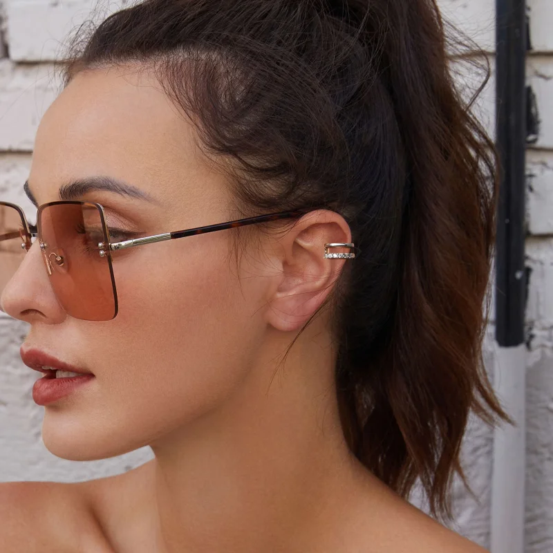 (imagem para) PANDORA Style Double Layer Ear Cuff - BSE964 - Visualizar 5
