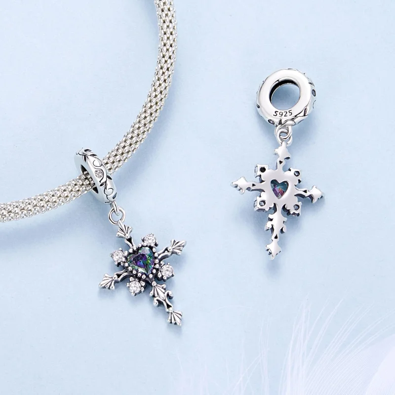 (imagem para) Pingente Cruz PANDORA Estilo com Dangler - BSC970 - Visualizar 4