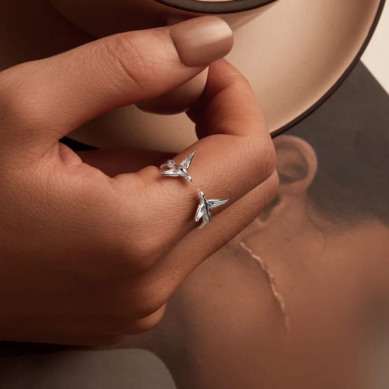 (imagem para) Anel Aberto Asuka Estilo PANDORA - SCR1006-E - Visualizar 7