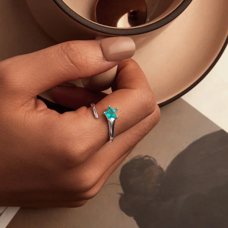 (imagem para) Anel Aberto Estilo PANDORA Meteoro - BSR535-E - Visualizar 4