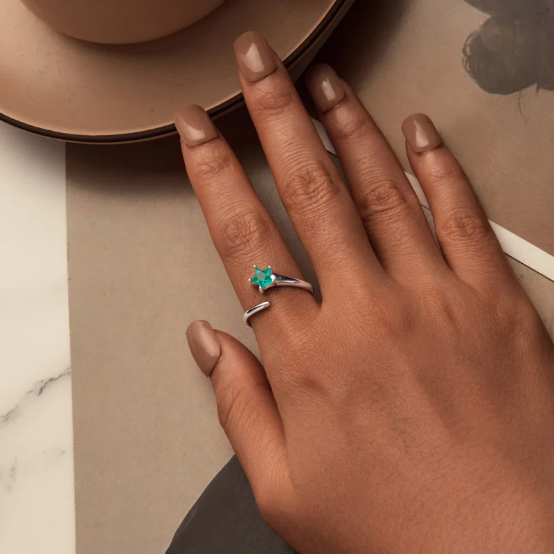 (imagem para) Anel Aberto Estilo PANDORA Meteoro - BSR535-E - Visualizar 5