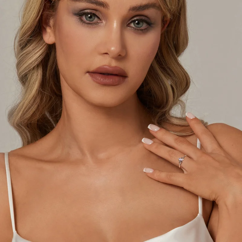 (imagem para) Anel Abre Flor de Lótus Estilo PANDORA - SCR1020-E - Visualizar 7