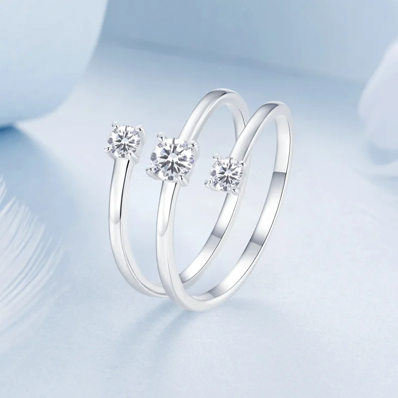 (imagem para) Anel de Enrolar Brilhante Estilo PANDORA - BSR532-E - Visualizar 2