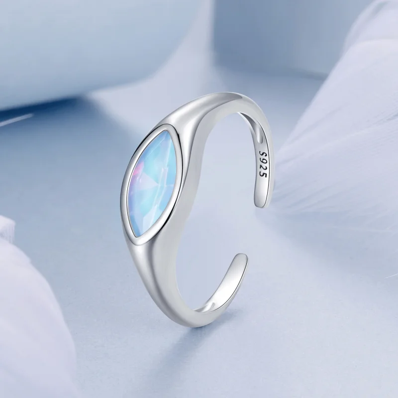 (imagem para) Anel Signet Olho do Diabo Estilo PANDORA Aberto - BSR523-E - Visualizar 2