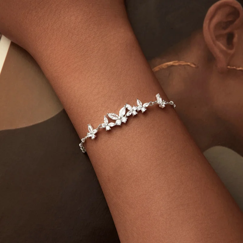 (imagem para) Bracelete Borboleta Voando Estilo PANDORA - BSB162 - Visualizar 5