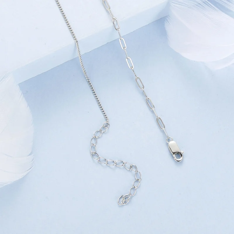 (imagem para) Bracelete de Corrente Fashion de Emenda Estilo PANDORA - BSA007 - Visualizar 4