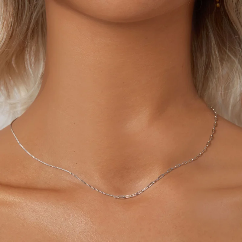 (imagem para) Bracelete de Corrente Fashion de Emenda Estilo PANDORA - BSA007 - Visualizar 5