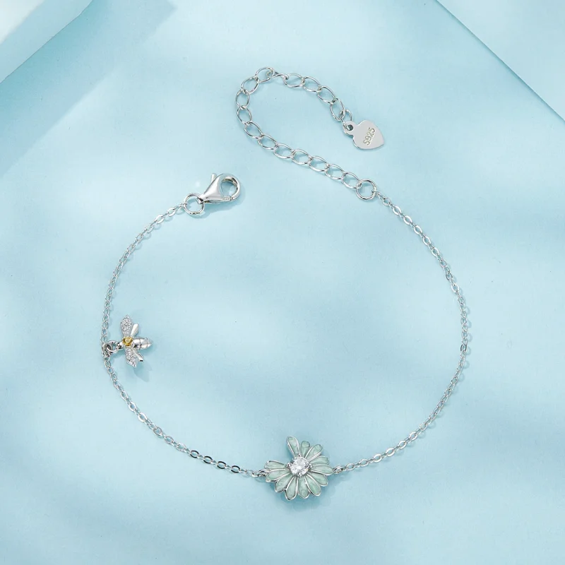 (imagem para) Bracelete PANDORA Style Margarida e Abelha - SCB270 - Visualizar 3