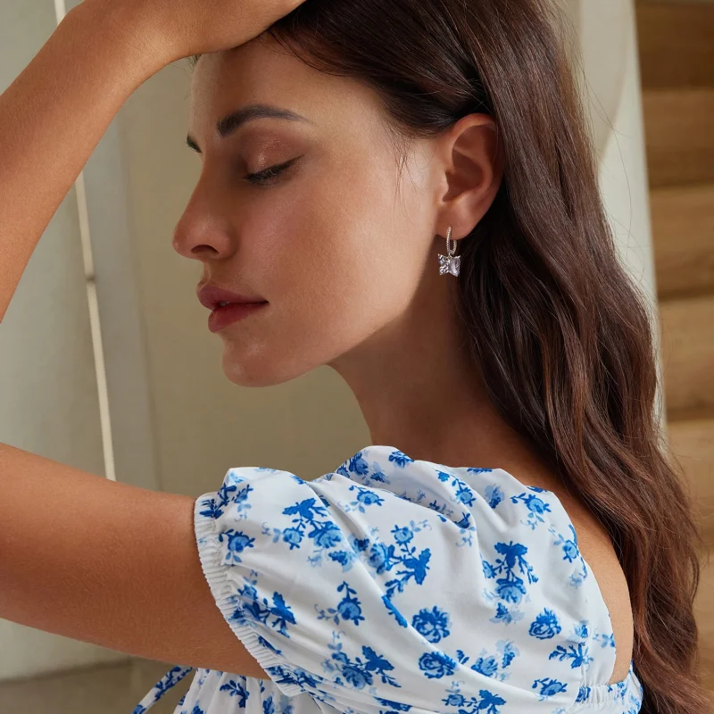 (imagem para) Brincos Borboleta Estilo PANDORA - BSE986 - Visualizar 8