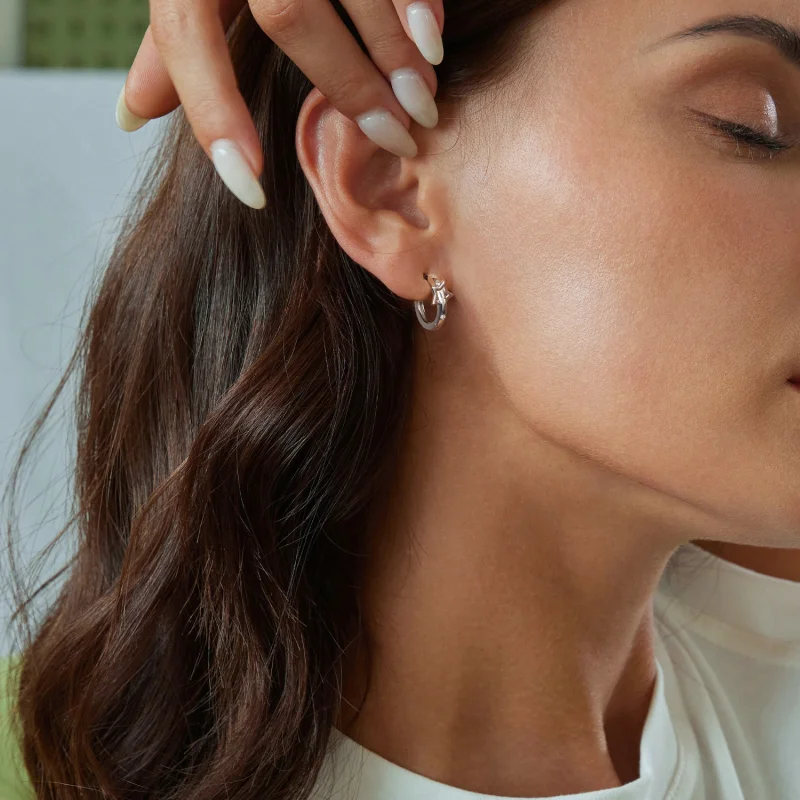 (imagem para) Brincos de Fivela em Estilo PANDORA Cinto Estrela - SCE1726 - Visualizar 8