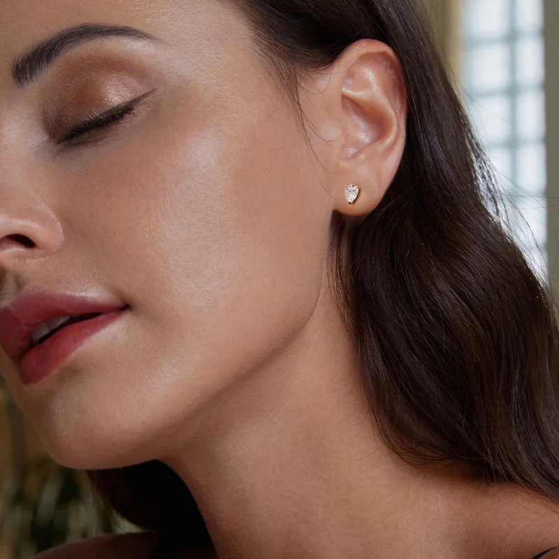 (imagem para) Brincos de Moissanite Estilo PANDORA em Formato de Gota (Dois Certificados) - MS - Visualizar 7