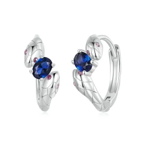 Brincos Estilo PANDORA Cobra - SCE1732 (imagem para) Brincos Estilo PANDORA Cobra - SCE1732