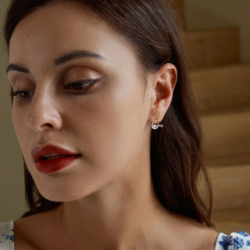 (imagem para) Brincos Estilo PANDORA Love - BSE970 - Visualizar 6