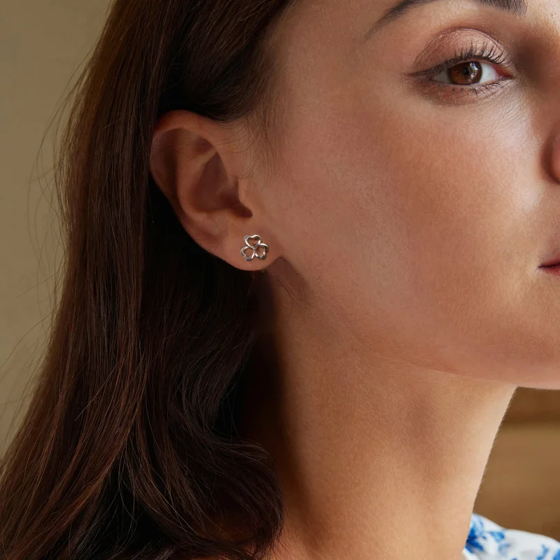 (imagem para) Brincos Estilo PANDORA Trevo - BSE999 - Visualizar 7