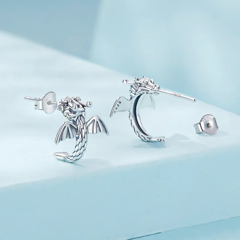 (imagem para) Brincos Feilong Estilo PANDORA - SCE1734 - Visualizar 2