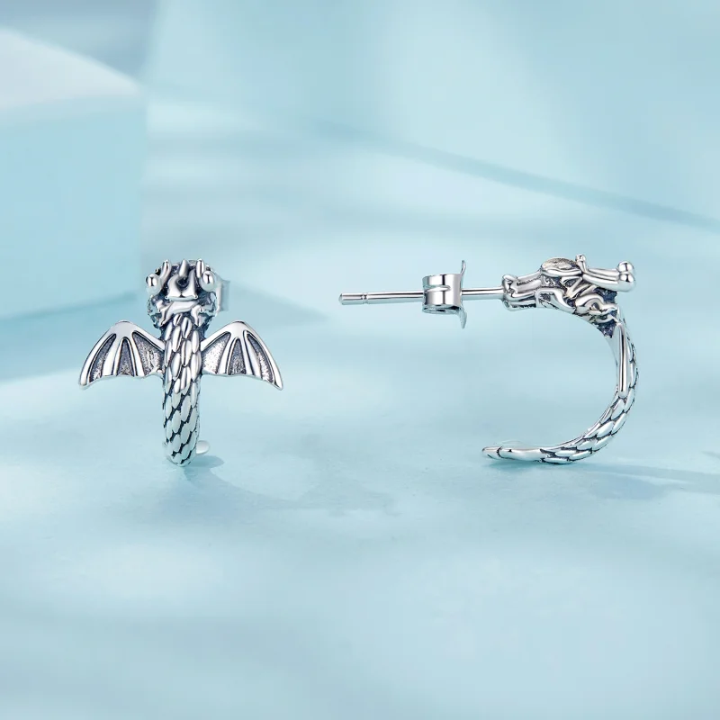 (imagem para) Brincos Feilong Estilo PANDORA - SCE1734 - Visualizar 4