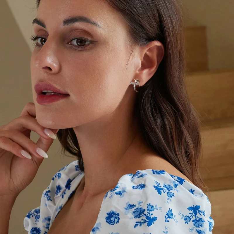 (imagem para) Brincos Feilong Estilo PANDORA - SCE1734 - Visualizar 7