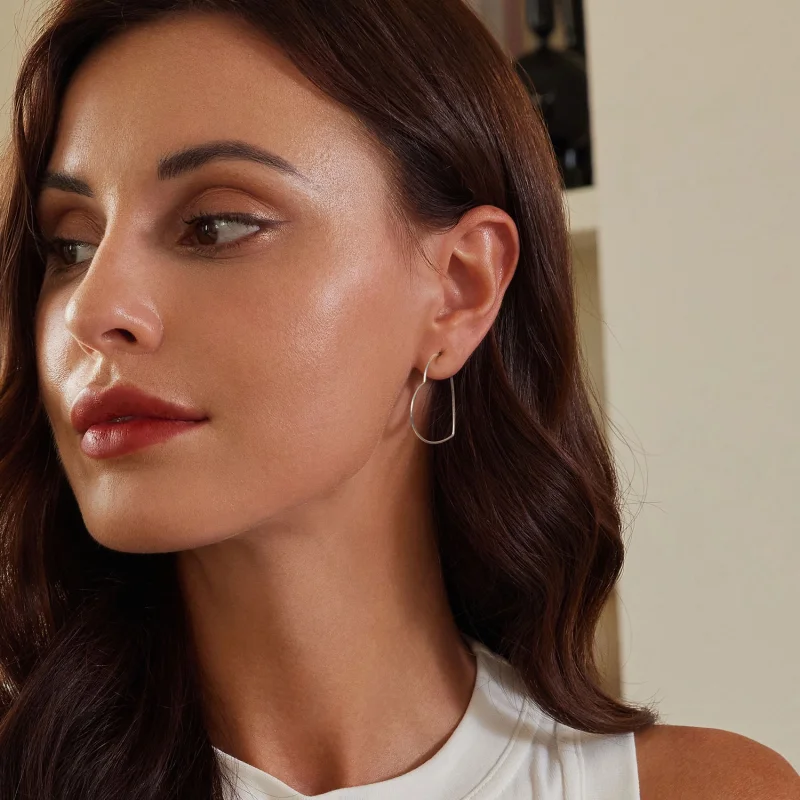 (imagem para) Brincos Simples em Formato de Coração Estilo PANDORA - SCE1711 - Visualizar 6