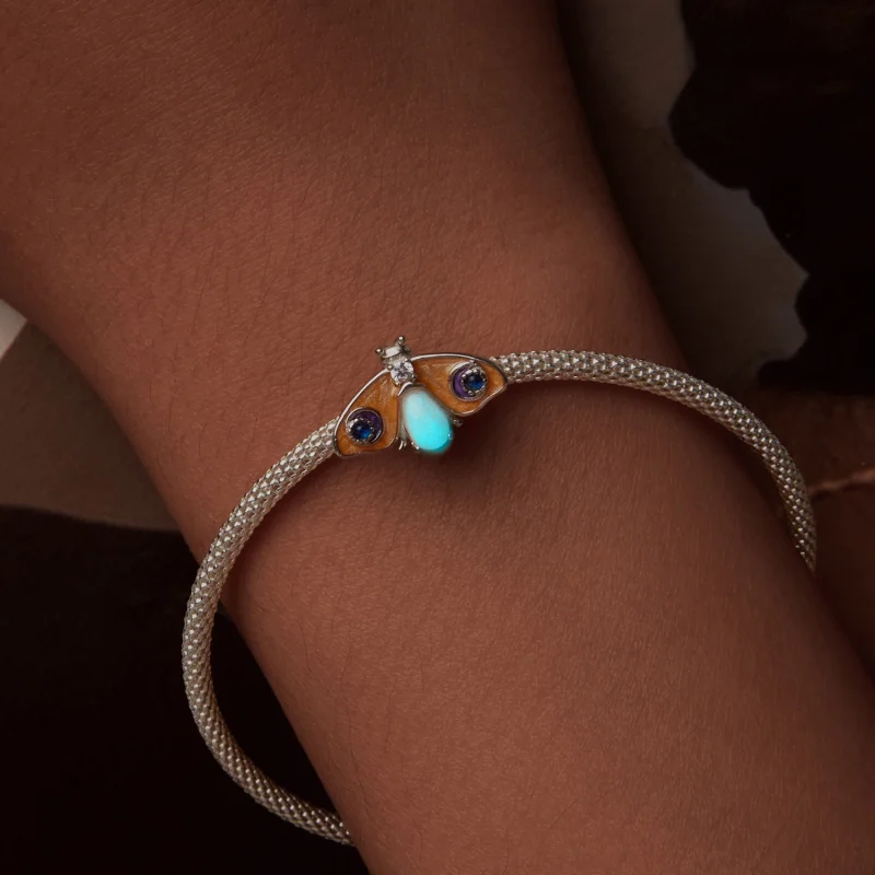 (imagem para) Charm PANDORA Estilo Borboleta Voadora Luminescente - SCC2733 - Visualizar 5