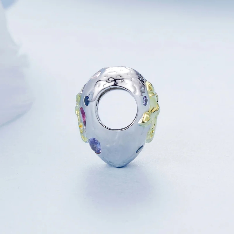 (imagem para) Charm Vintage Cruz Coração Estilo PANDORA - BSC1006 - Visualizar 3