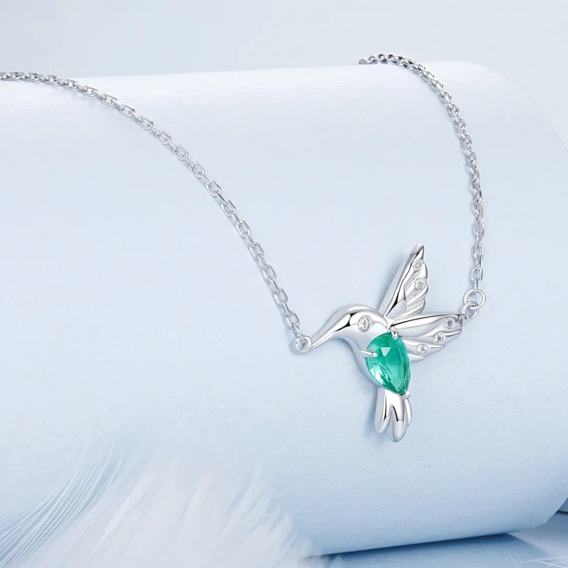 (imagem para) Colar Beija-Flor Estilo PANDORA - BSN378 - Visualizar 2