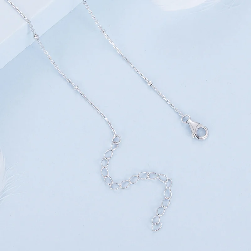 (imagem para) Colar Cruz com Rosa Estilo PANDORA - BSN379 - Visualizar 4