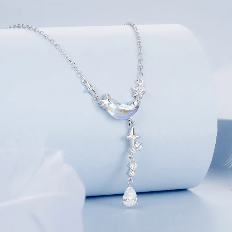 (imagem para) Colar Galáxia do Pôr da Lua Estilo PANDORA - BSN380 - Visualizar 2