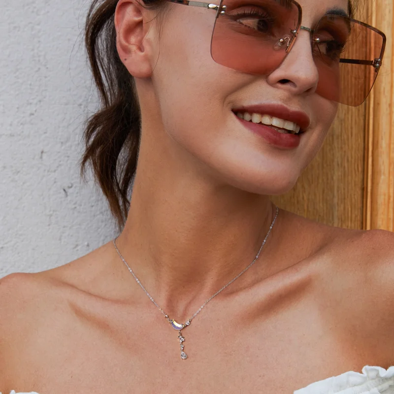 (imagem para) Colar Galáxia do Pôr da Lua Estilo PANDORA - BSN380 - Visualizar 5