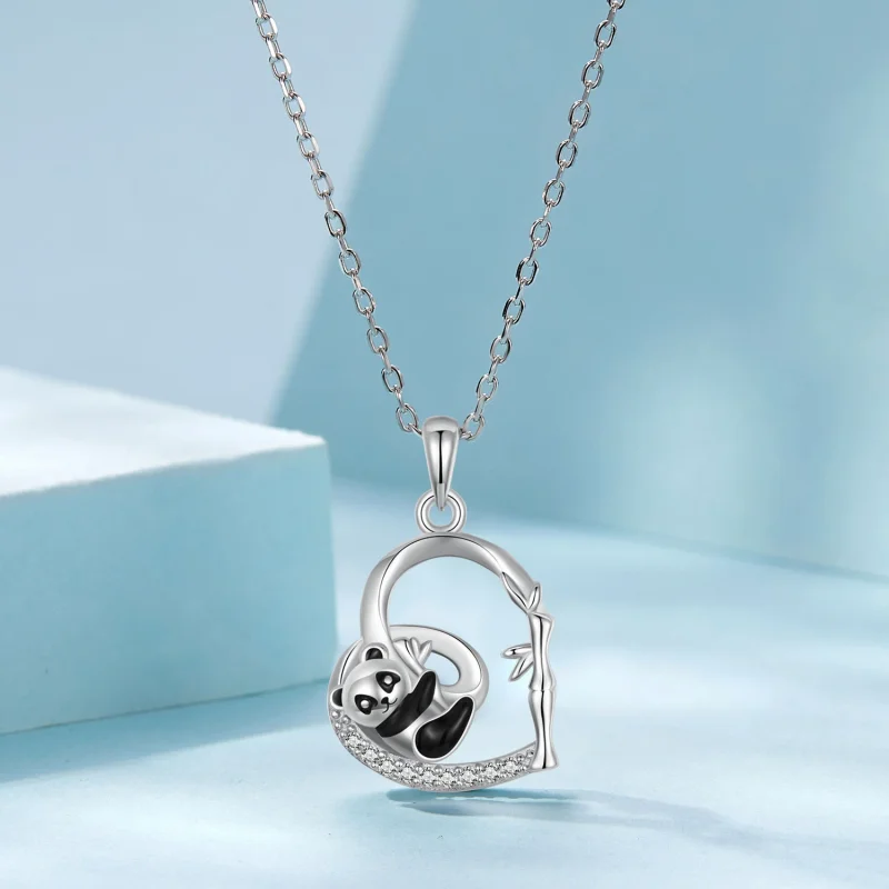 (imagem para) Colar Panda Estilo PANDORA - SCN515 - Visualizar 3
