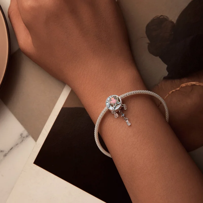 (imagem para) Contas de Apanhador de Sonhos Estrela e Lua Estilo PANDORA - BSC978 - Visualizar 6